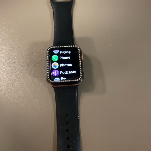 Apple I watch series perfect condition comes with 14 different